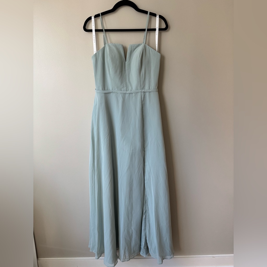 Azazie Janneth In Agave Dress